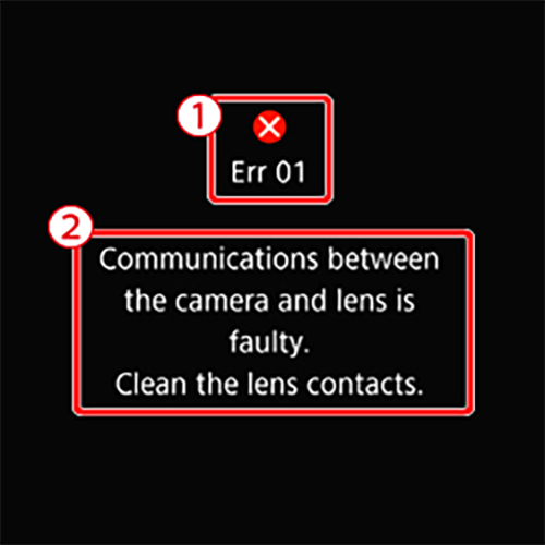 (Canon EOS Camera Errors Codes) Các lỗi thường gặp trên máy ảnh Canon và cách khắc phục