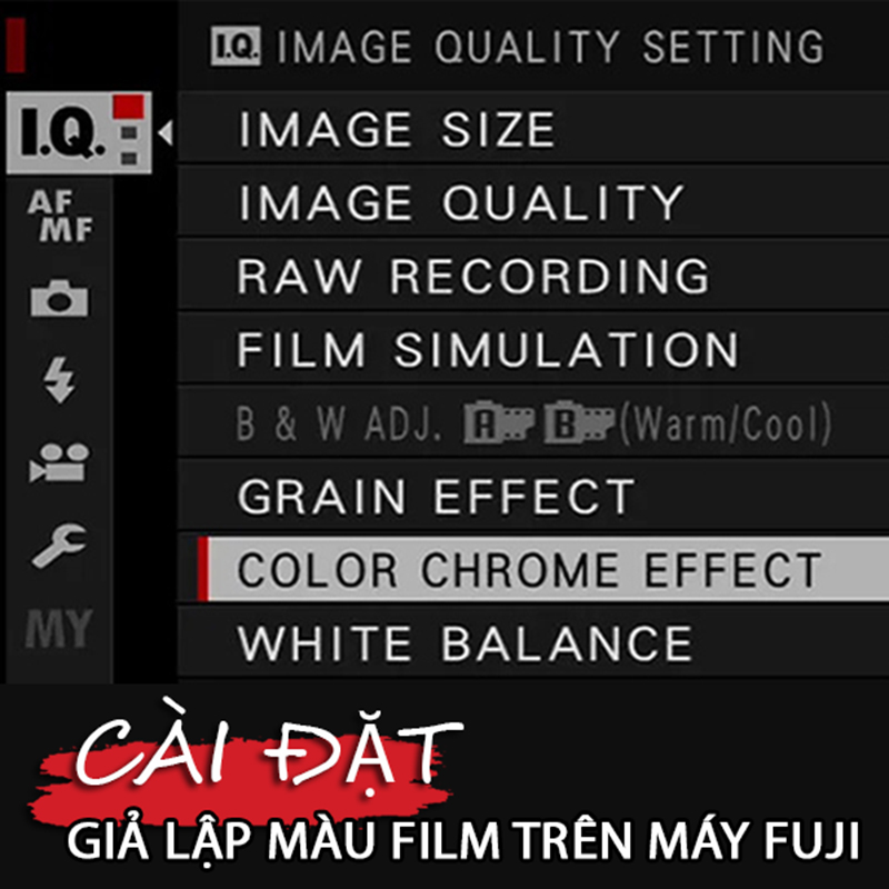 Hướng dẫn cài đặt công thức giả lập màu film trên máy Fujifilm