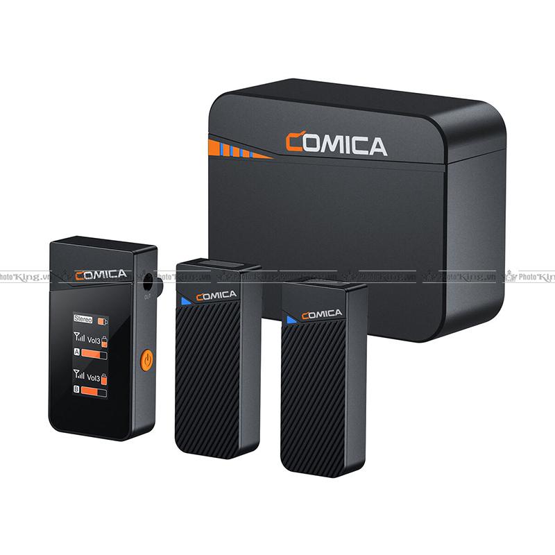 Comica Vimo C3 Wireless Microphone with 3.5mm (Black, 2.4 GHz)