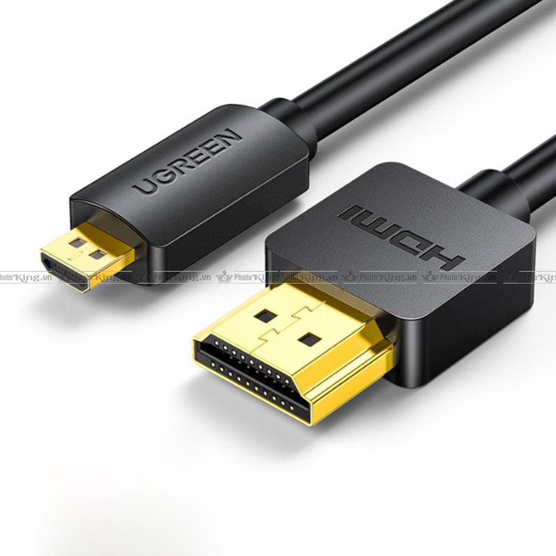 Cáp chuyển đổi Micro HDMI to HDMI phiên bản 4K HD UGREEN HD127