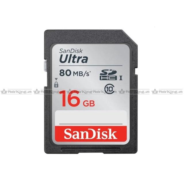 Sandisk Ultra SDHC 16Gb 80Mb/s