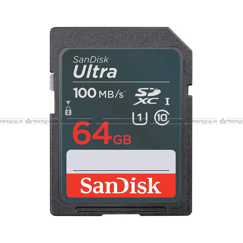 Sandisk Ultra SDHC 64Gb UHS-I Class 10 100MB/s