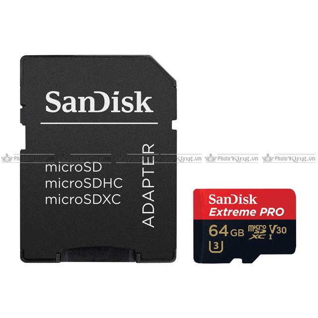 Sandisk Micro SD Extreme Pro 64Gb 100Mb/s